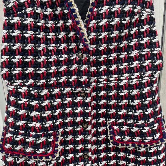 Zara S Thick Tweed Dress - Picture 5 of 8